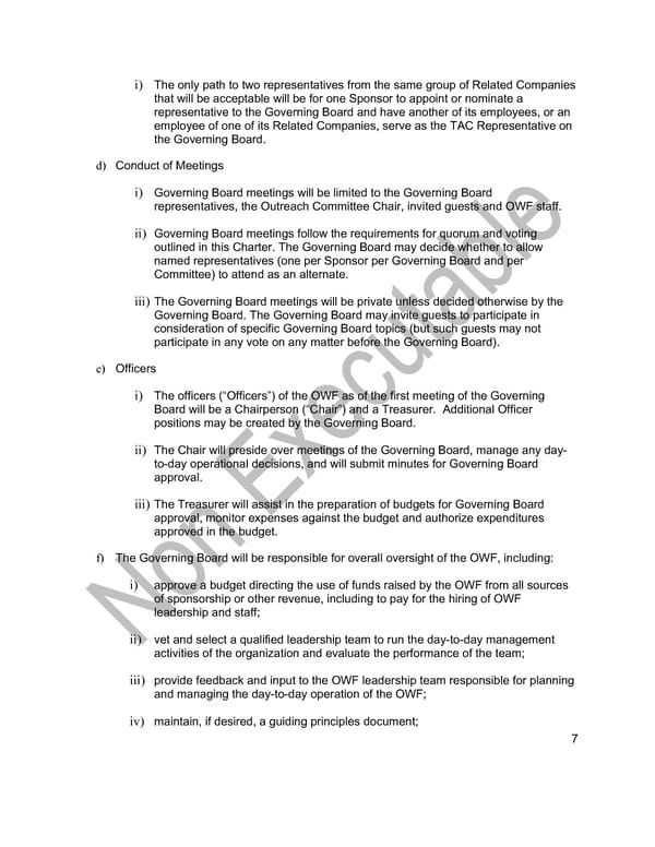 Project Sponsorship Agreement - Page 7